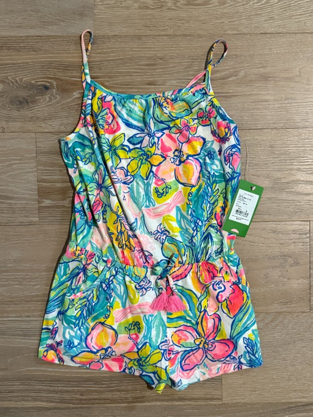 Lilly Pulitzer Girls Aleene Romper in Size Medium NWT